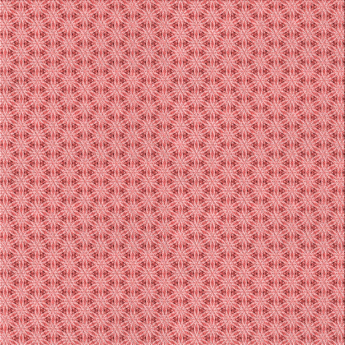 Round Patterned Light Salmon Pink Rug, pat382rd