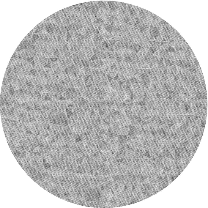 Square Patterned Silver Gray Rug, pat3820gry