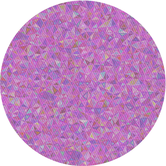 Sideview of Patterned Crimson Purple Novelty Rug, pat3820