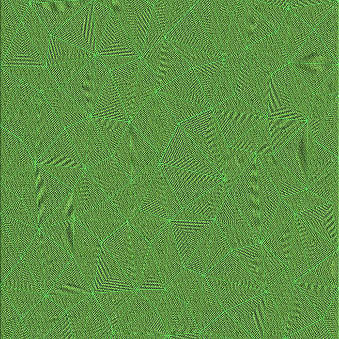 Patterned Green Rug, pat3821grn