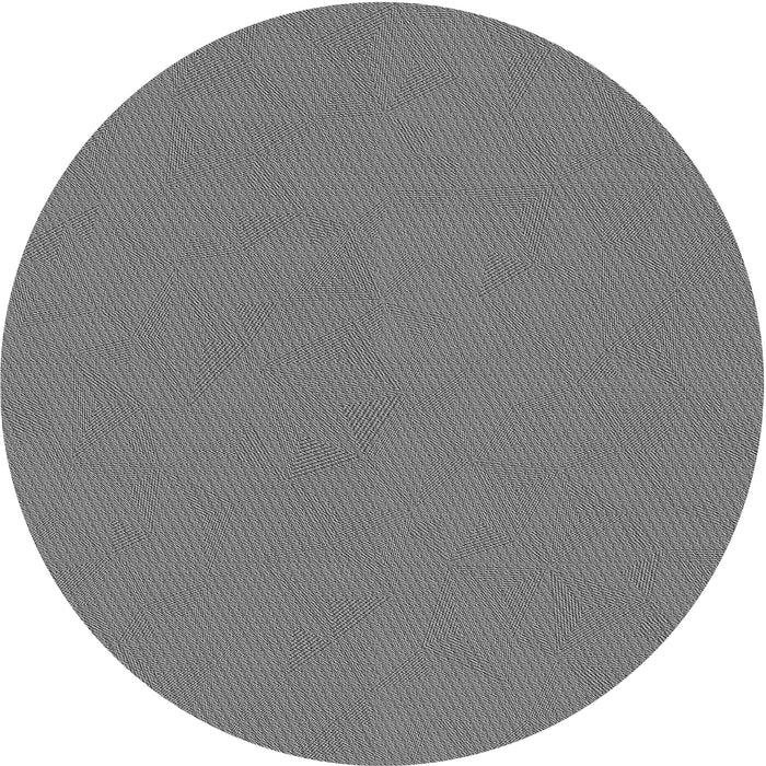 Square Patterned Ash Gray Rug, pat3821gry