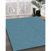 Machine Washable Transitional Blue Rug in a Family Room, wshpat3821lblu