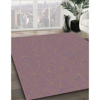 Patterned Purple Novelty Rug, pat3821