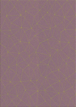 Patterned Purple Novelty Rug, pat3821