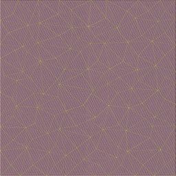 Square Patterned Purple Novelty Rug, pat3821