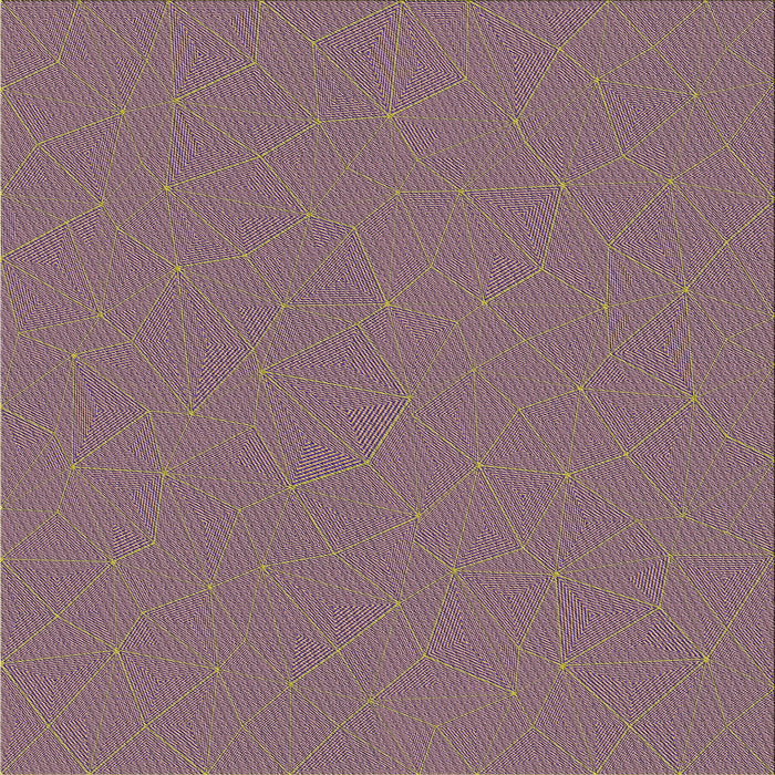 Sideview of Machine Washable Transitional Purple Rug, wshpat3821