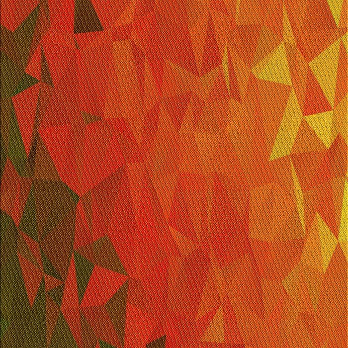 Patterned Orange Red Orange Rug, pat3822yw