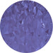 Square Patterned Amethyst Purple Rug, pat3823blu