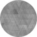 Square Machine Washable Transitional Dark Gray Rug in a Living Room, wshpat3824gry