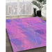 Machine Washable Transitional Purple Rug in a Family Room, wshpat3824pur