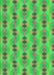 Patterned Green Rug, pat3825grn