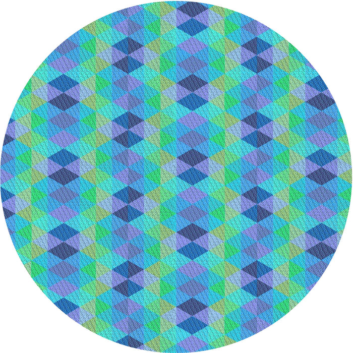 Square Machine Washable Transitional Blue Ivy Blue Rug in a Living Room, wshpat3825lblu