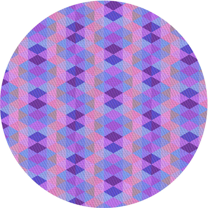 Square Machine Washable Transitional Purple Mimosa Purple Rug in a Living Room, wshpat3825pur