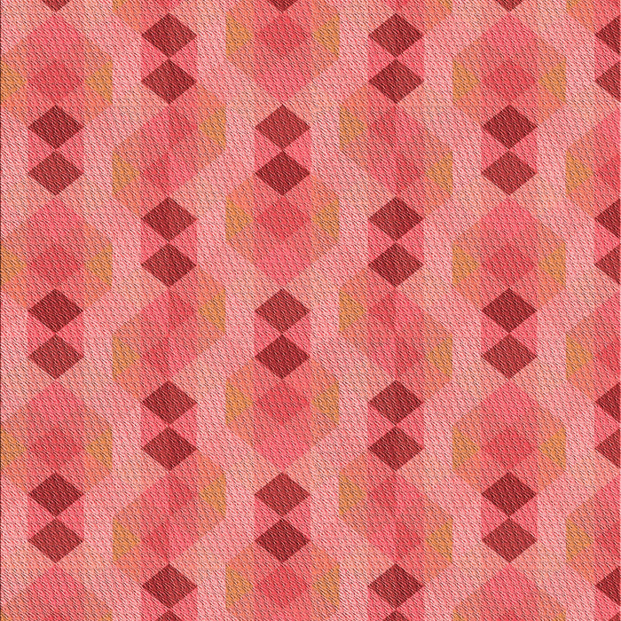 Patterned Orange Rug, pat3825rd