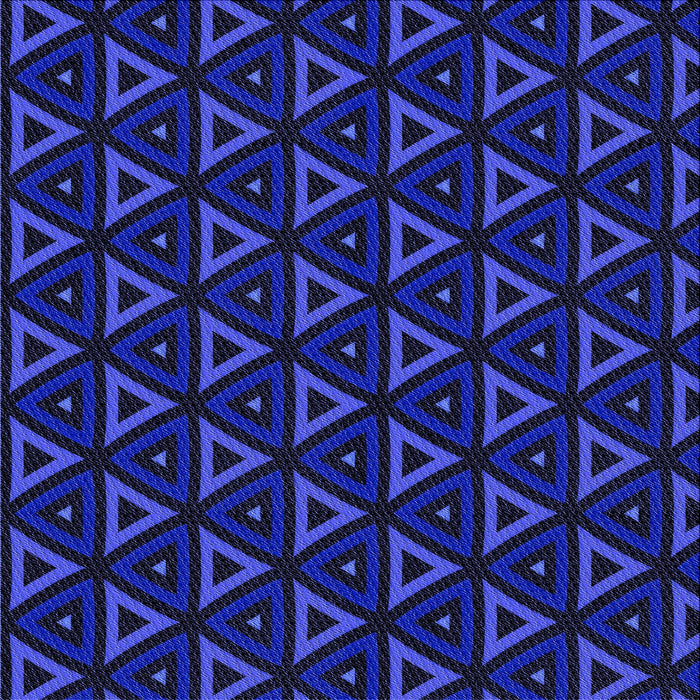 Round Patterned Sapphire Blue Rug, pat3826blu