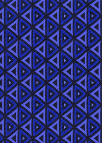 Machine Washable Transitional Sapphire Blue Rug, wshpat3826blu