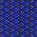 Round Machine Washable Transitional Sapphire Blue Rug, wshpat3826blu