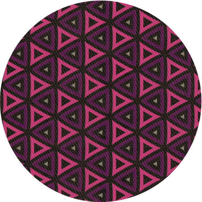 Square Patterned Bakers Brown Rug, pat3826brn