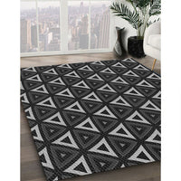 Patterned Platinum Gray Rug, pat3826gry