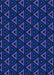 Patterned Sapphire Blue Rug, pat3826lblu