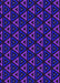 Patterned Bright Purple Rug, pat3826pur