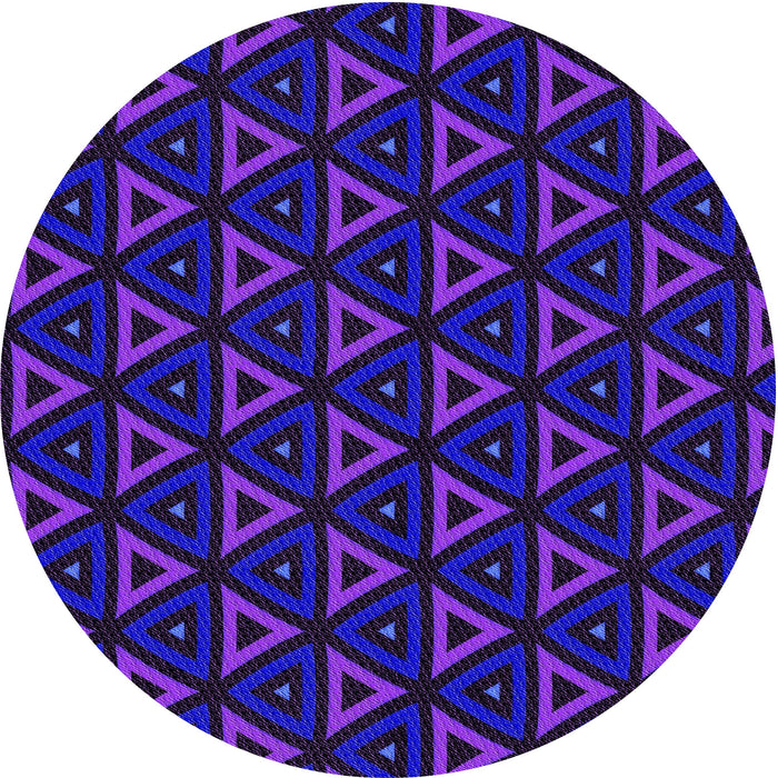 Square Patterned Bright Purple Rug, pat3826pur