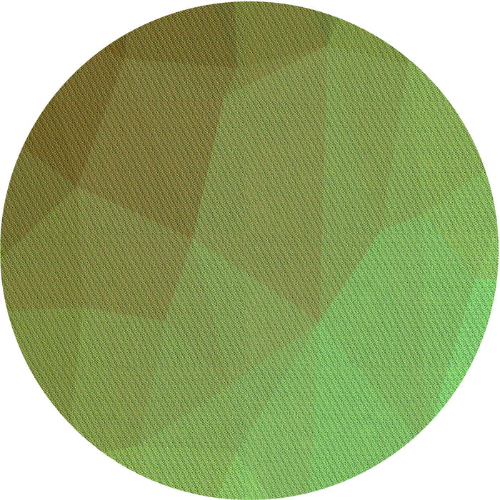 Square Patterned Olive Green Rug, pat3827grn