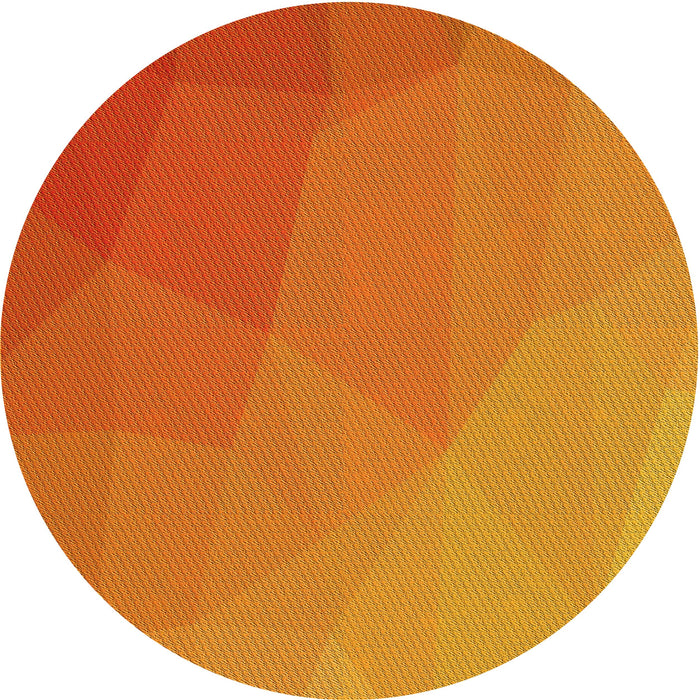 Square Machine Washable Transitional Scarlet Red Rug in a Living Room, wshpat3827yw