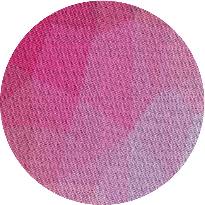 Square Machine Washable Transitional Pink Rug, wshpat3827