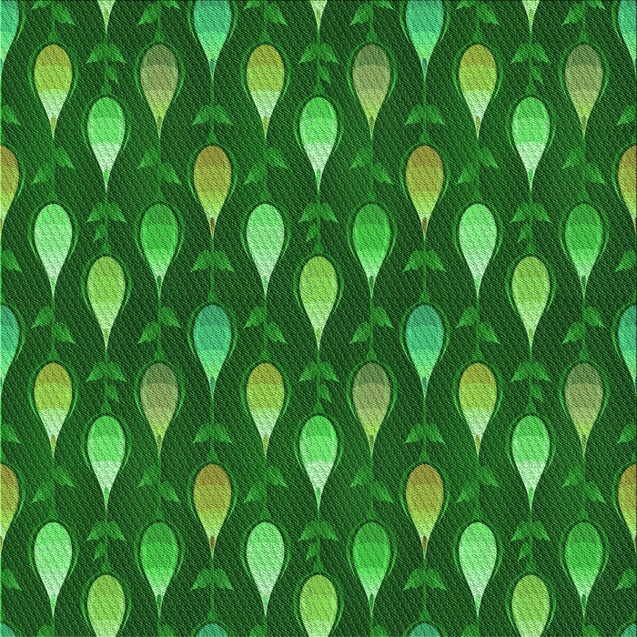 Round Patterned DarkGreen Rug, pat3828grn