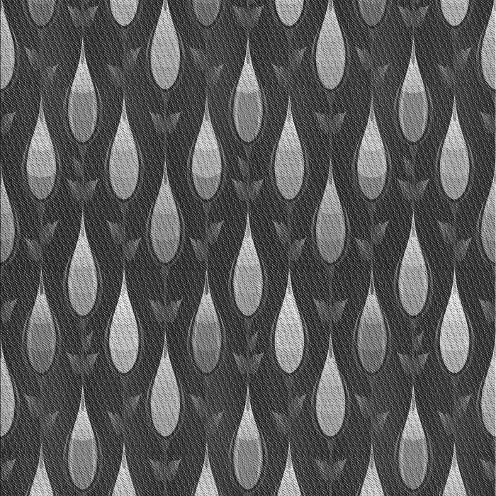 Machine Washable Transitional Charcoal Black Rug, wshpat3828gry