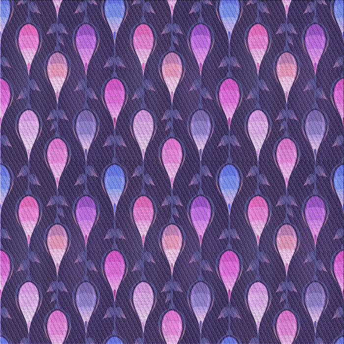 Round Machine Washable Transitional Medium Purple Rug, wshpat3828pur