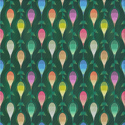 Sideview of Machine Washable Transitional Green Rug, wshpat3828