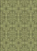 Patterned Green Rug, pat3829brn