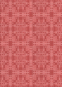 Machine Washable Transitional Red Rug, wshpat3829rd