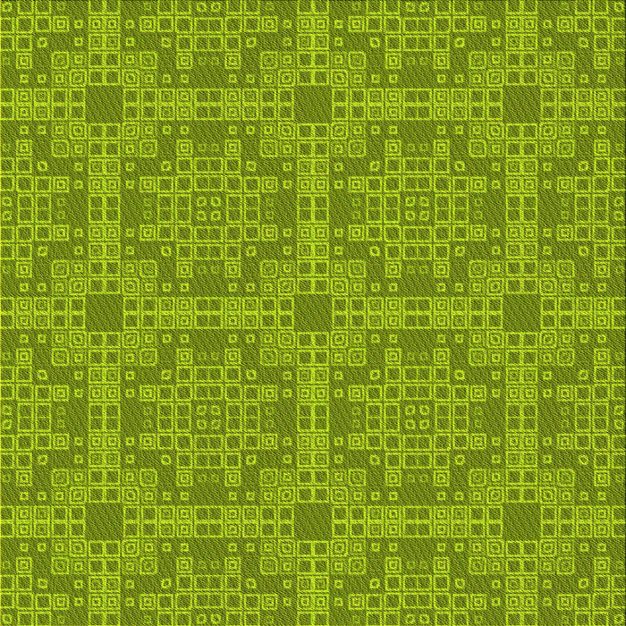 Round Patterned Pistachio Green Rug, pat3829yw