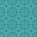 Square Patterned Dark Cyan Green Novelty Rug, pat3829