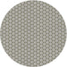 Square Machine Washable Transitional Grey Gray Rug, wshpat382