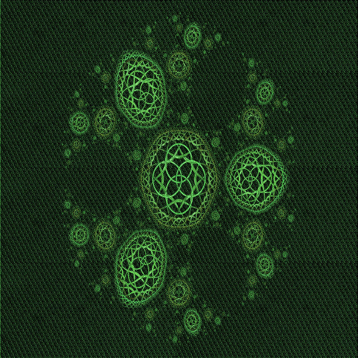 Round Machine Washable Transitional Deep Emerald Green Rug, wshpat383grn