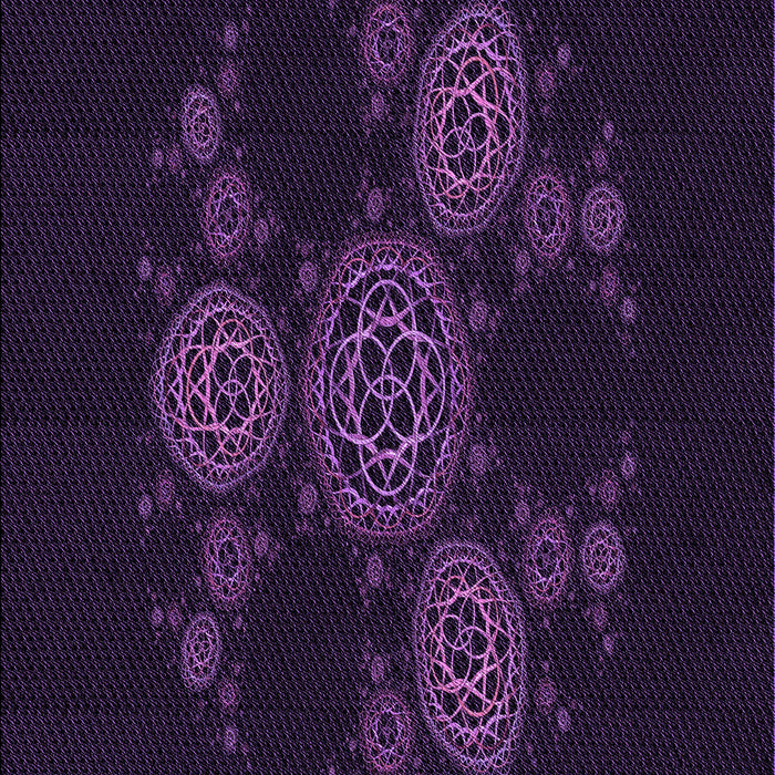 Patterned Purple Rug, pat383pur