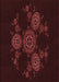 Machine Washable Transitional Chocolate Brown Rug, wshpat383rd