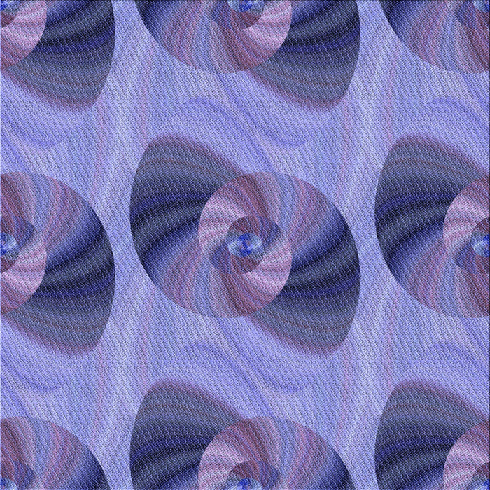 Round Machine Washable Transitional Deep Periwinkle Purple Rug, wshpat3830blu