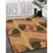 Machine Washable Transitional Orange Rug in a Family Room, wshpat3830brn