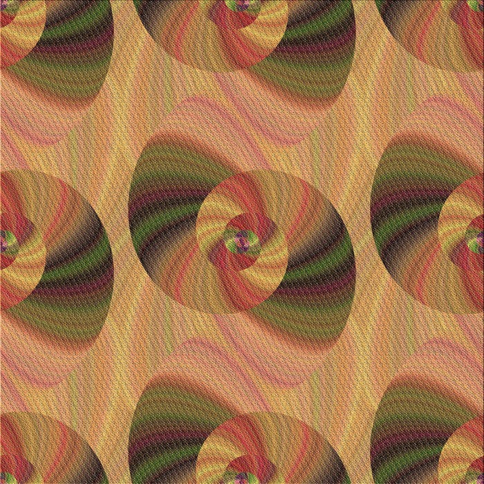 Round Machine Washable Transitional Orange Rug, wshpat3830brn