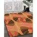 Machine Washable Transitional Red Rug in a Family Room, wshpat3830org