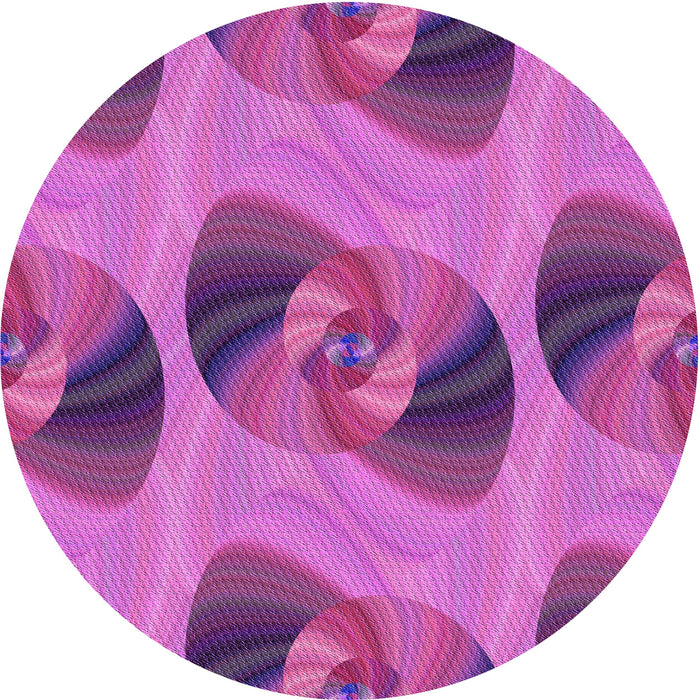 Square Machine Washable Transitional Medium Violet Red Pink Rug in a Living Room, wshpat3830pur