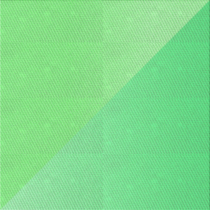 Round Machine Washable Transitional Green Rug, wshpat3831grn