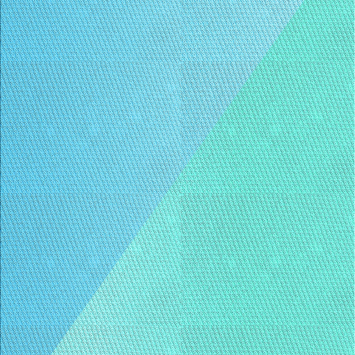 Machine Washable Transitional Bright Turquoise Blue Rug, wshpat3831lblu