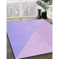 Patterned Purple Mimosa Purple Rug, pat3831pur