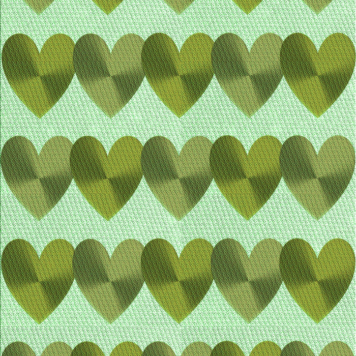 Machine Washable Transitional Pastel Green Rug, wshpat3832grn